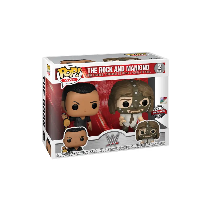 Funko POP! FK54611 The Rock and Mankind