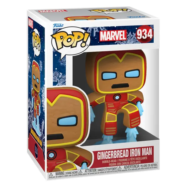 Funko POP! FK50658 Gingerbread Iron Man