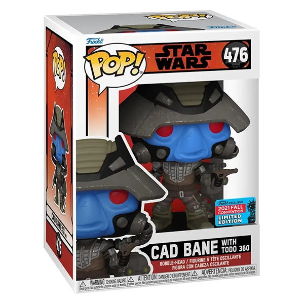 Funko POP! FK55912 Cad Bane with Todo 360