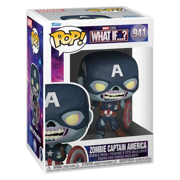 Funko POP! FK57375 Zombie Captain America