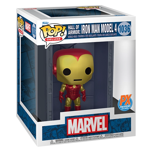 Funko POP! FK62781 Hall of Armor: Iron Man Model 4