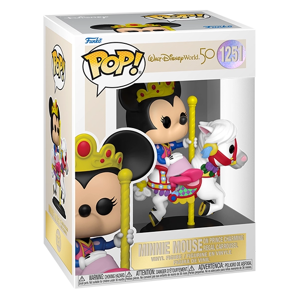 Funko POP! FK65718 Minnie Mouse on Prince Charming Regal Carrousel